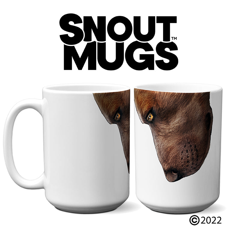 Chocolate Labrador Snout Mug