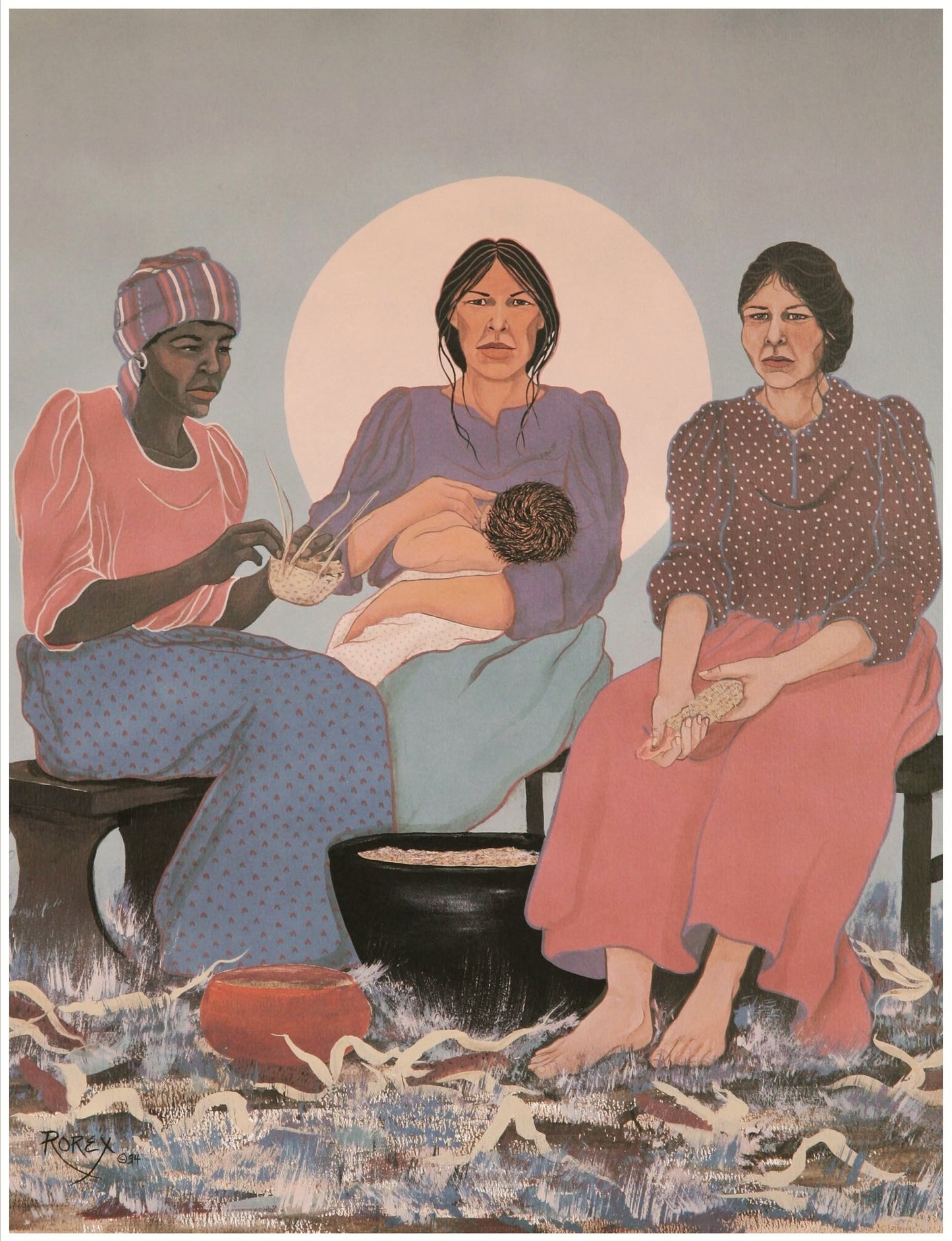 the mixed blood women of Indian Territory working together