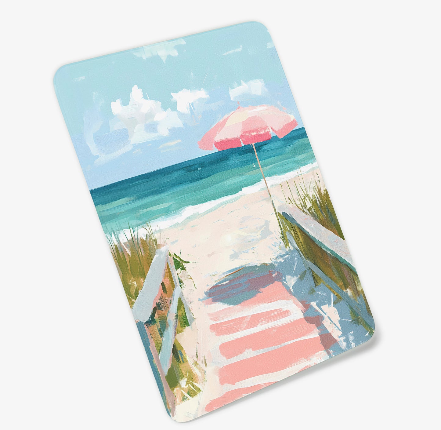 Pink Path Cutting Board