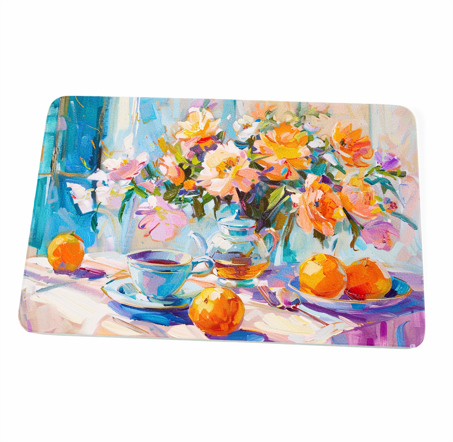 Tea & Tangerines Cutting Board