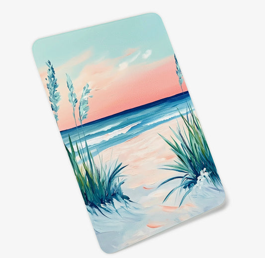 White Peach Beach Cutting Board