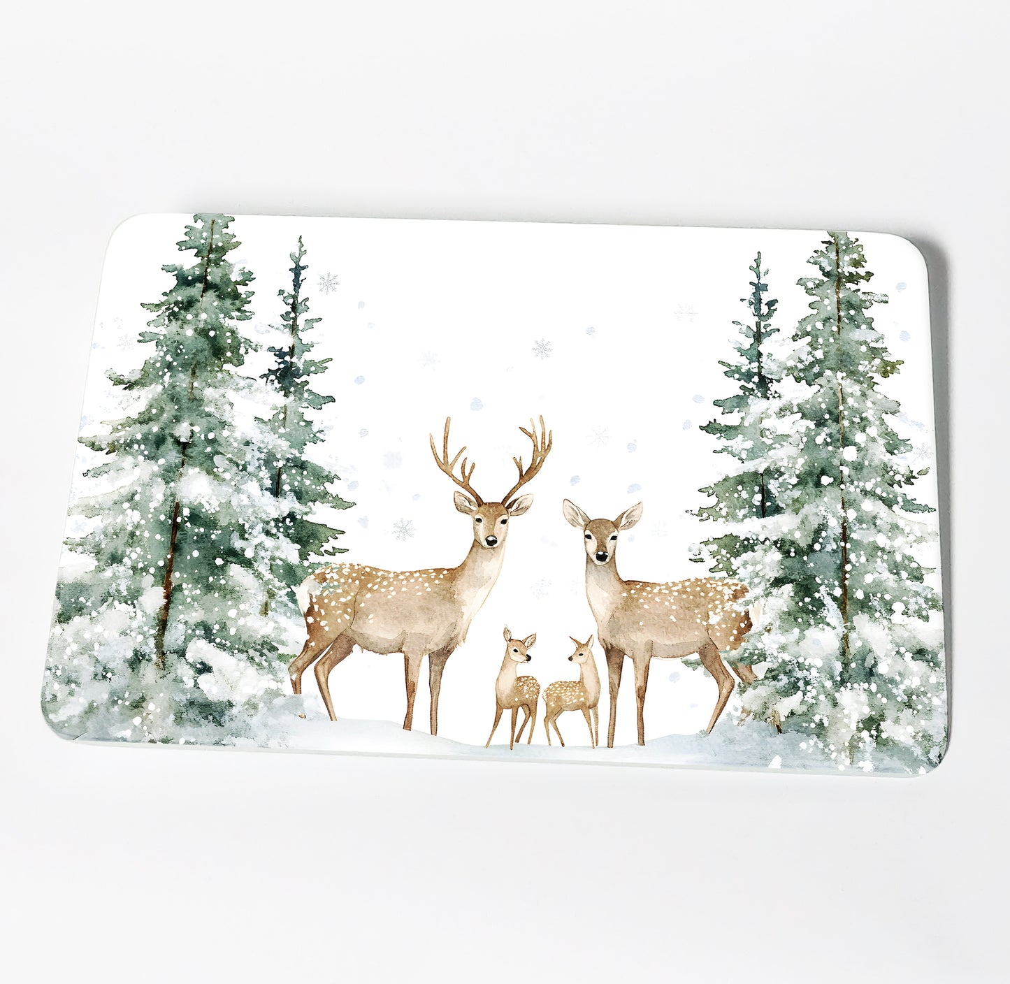 Winter Wonderland Deer Cutting Board