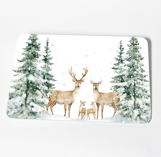 Winter Wonderland Deer Cutting Board