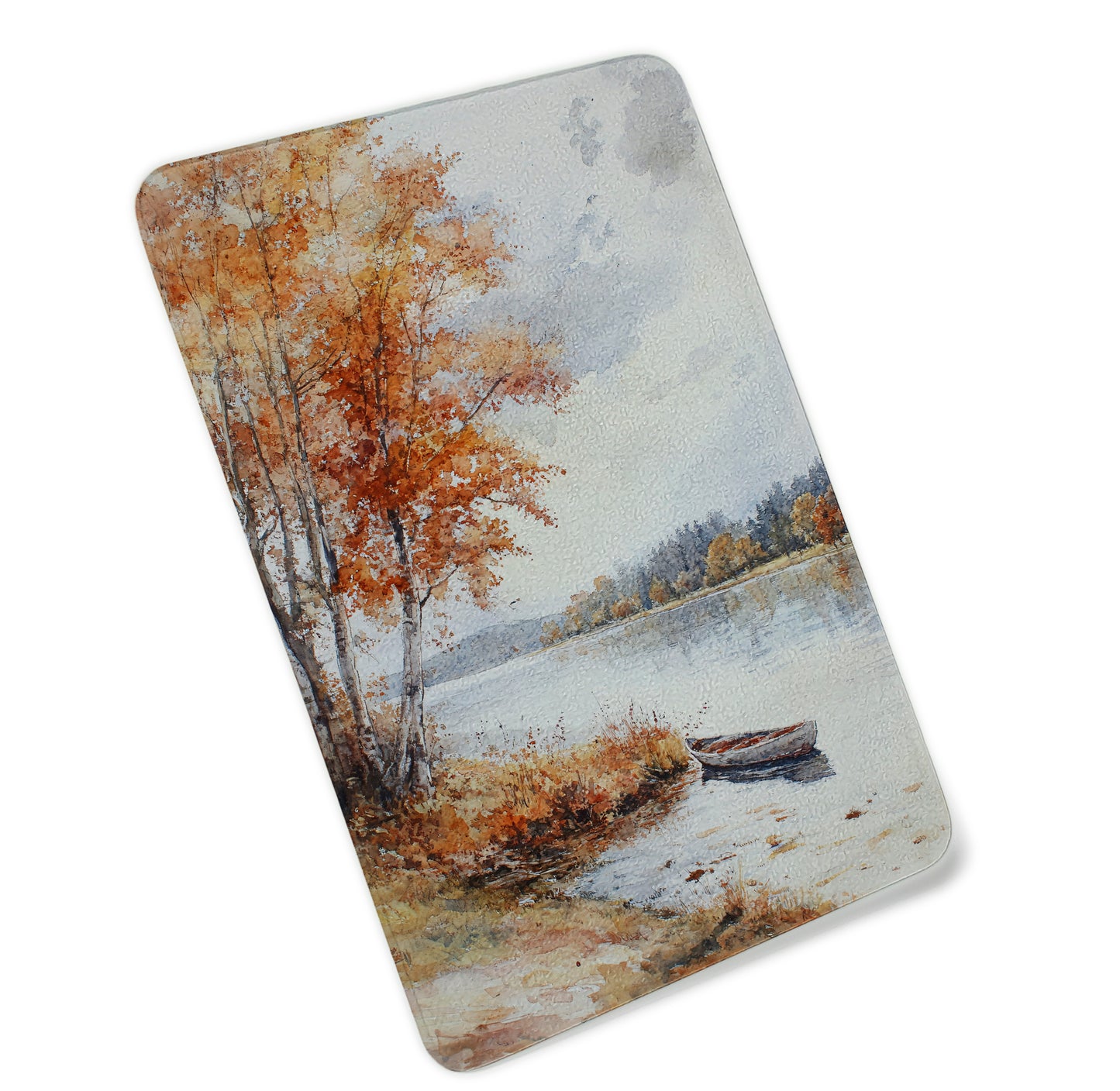Riverside Fall Foliage Cutting Board