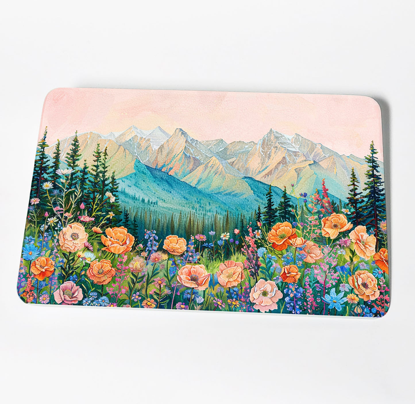 Spring Blooms in the Rockies Cutting Board