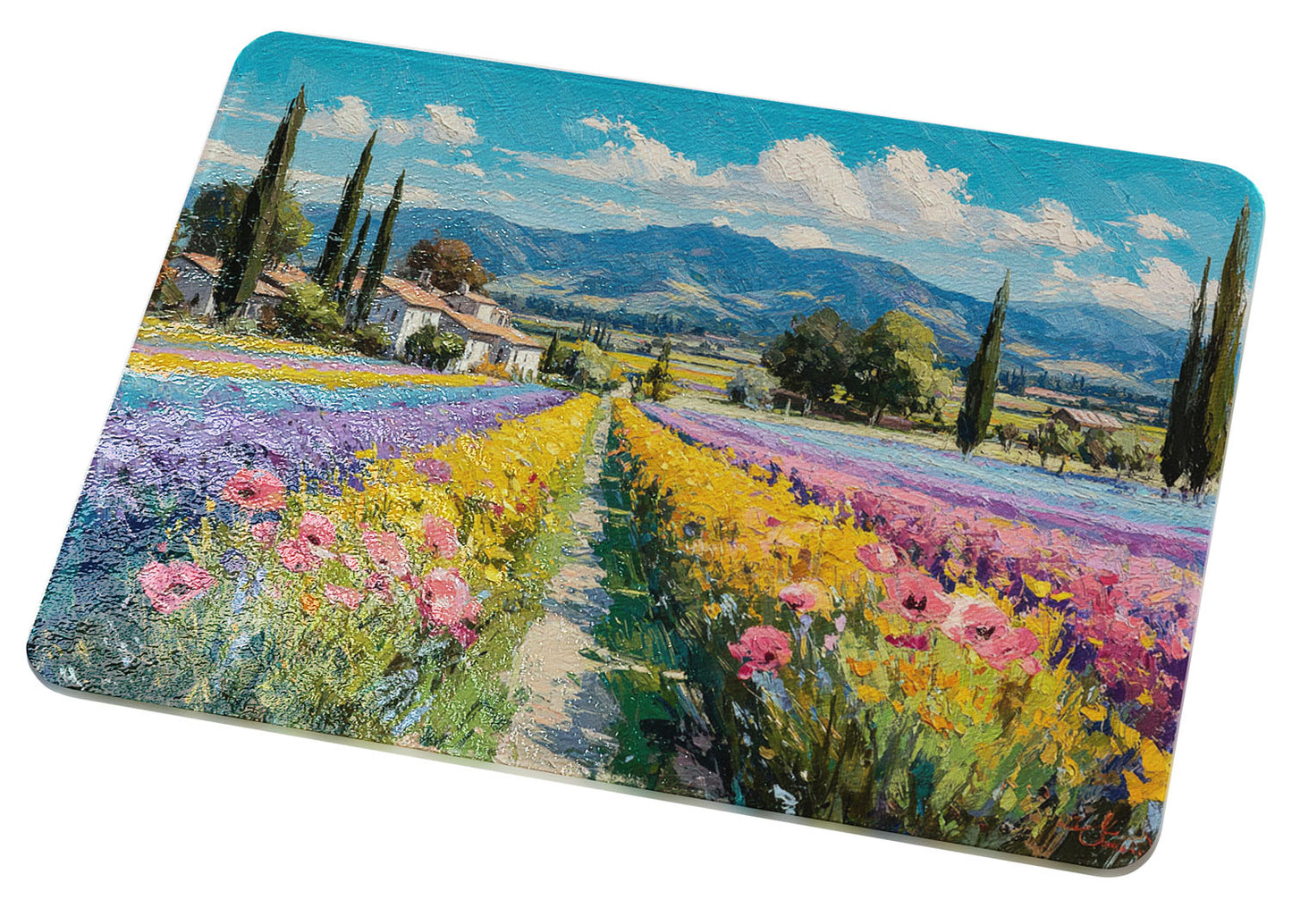 Lavender Fields Forever Cutting Board