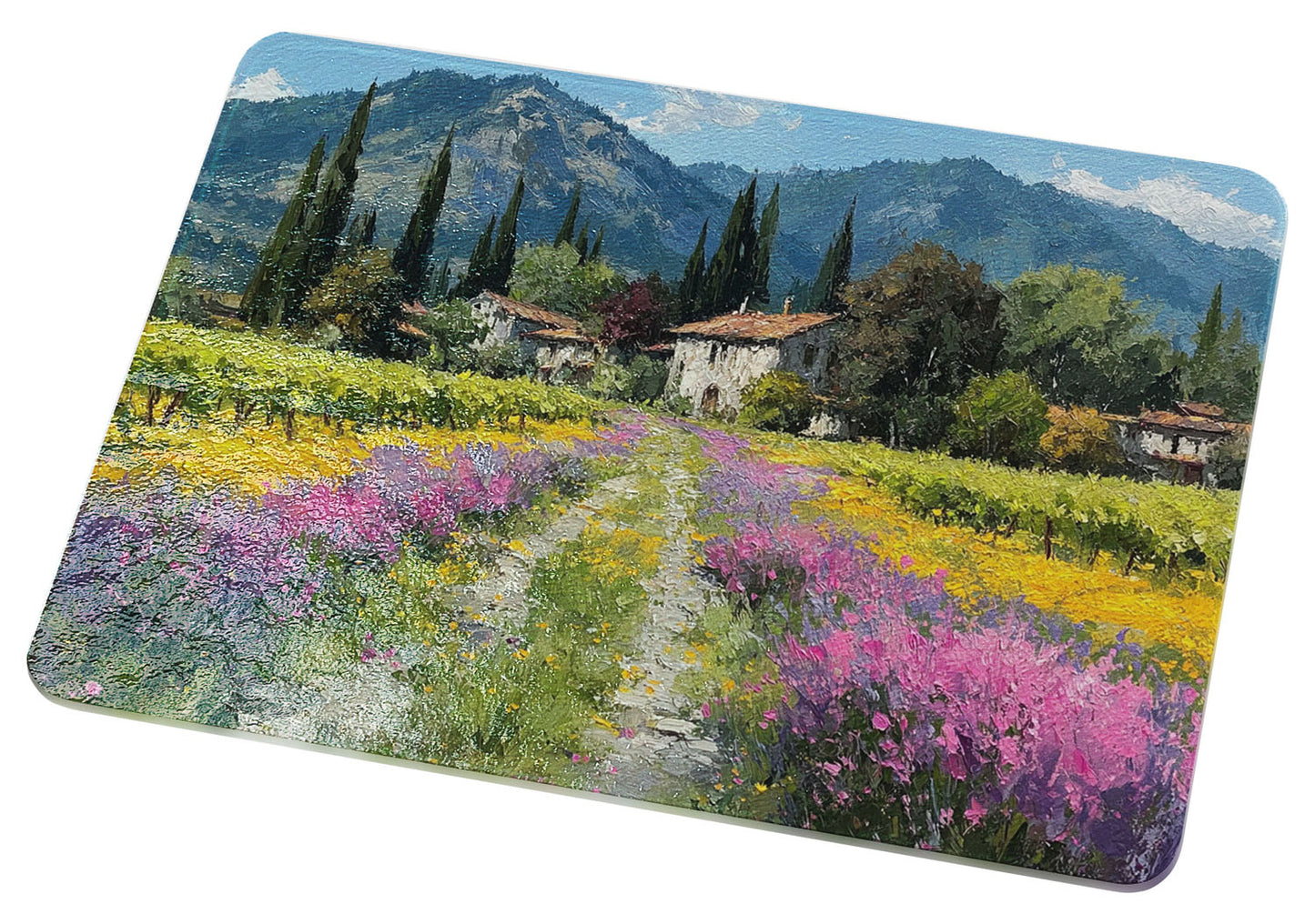 Tuscan Vineyard Blossom Cutting Board
