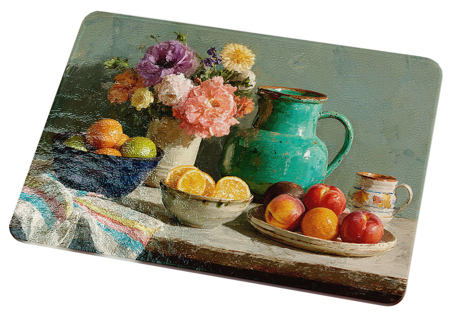 Citrus & Blooms Market Day Cutting Board