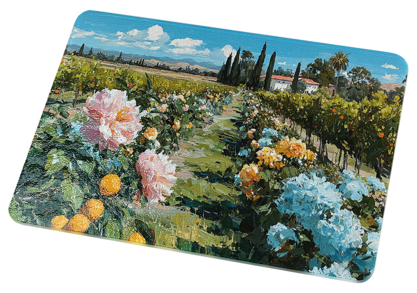 Villa Garden Path Cutting Board