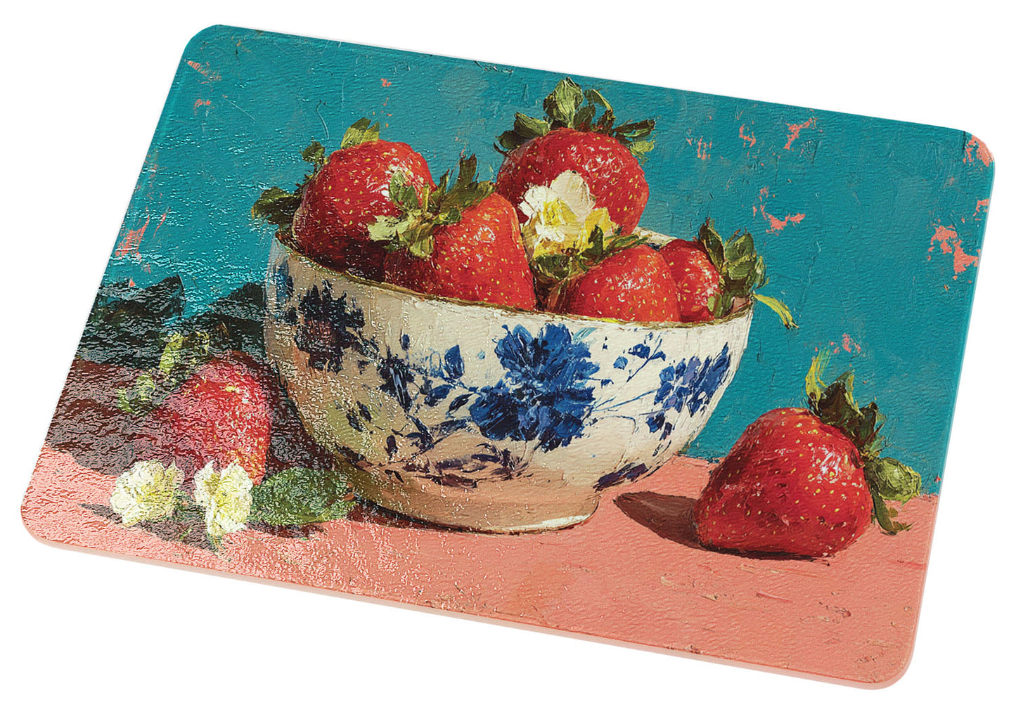 Strawberry Market Morning Cutting Board