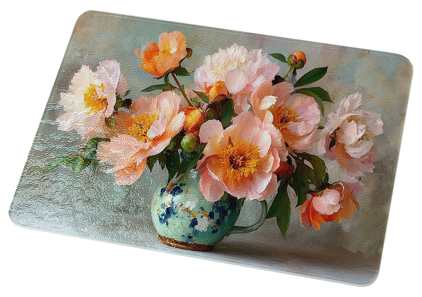 Blush Peony Pitcher Cutting Board