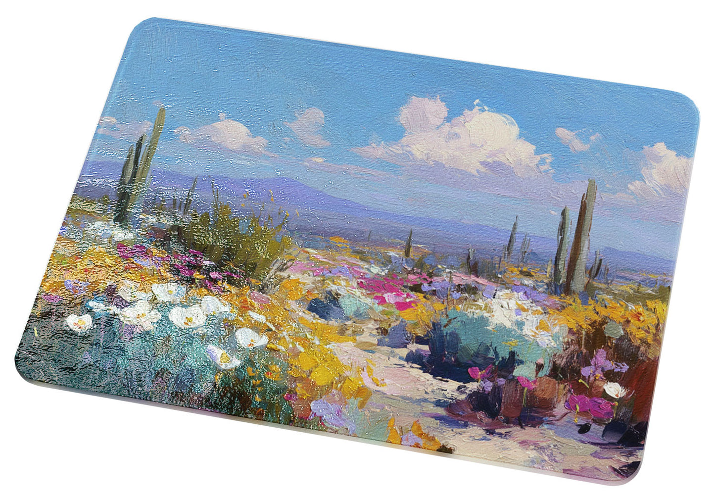 Desert Wildflower Trail Cutting Board