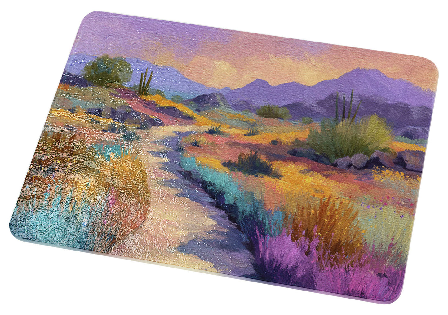 Sunset Through the Sage Cutting Board