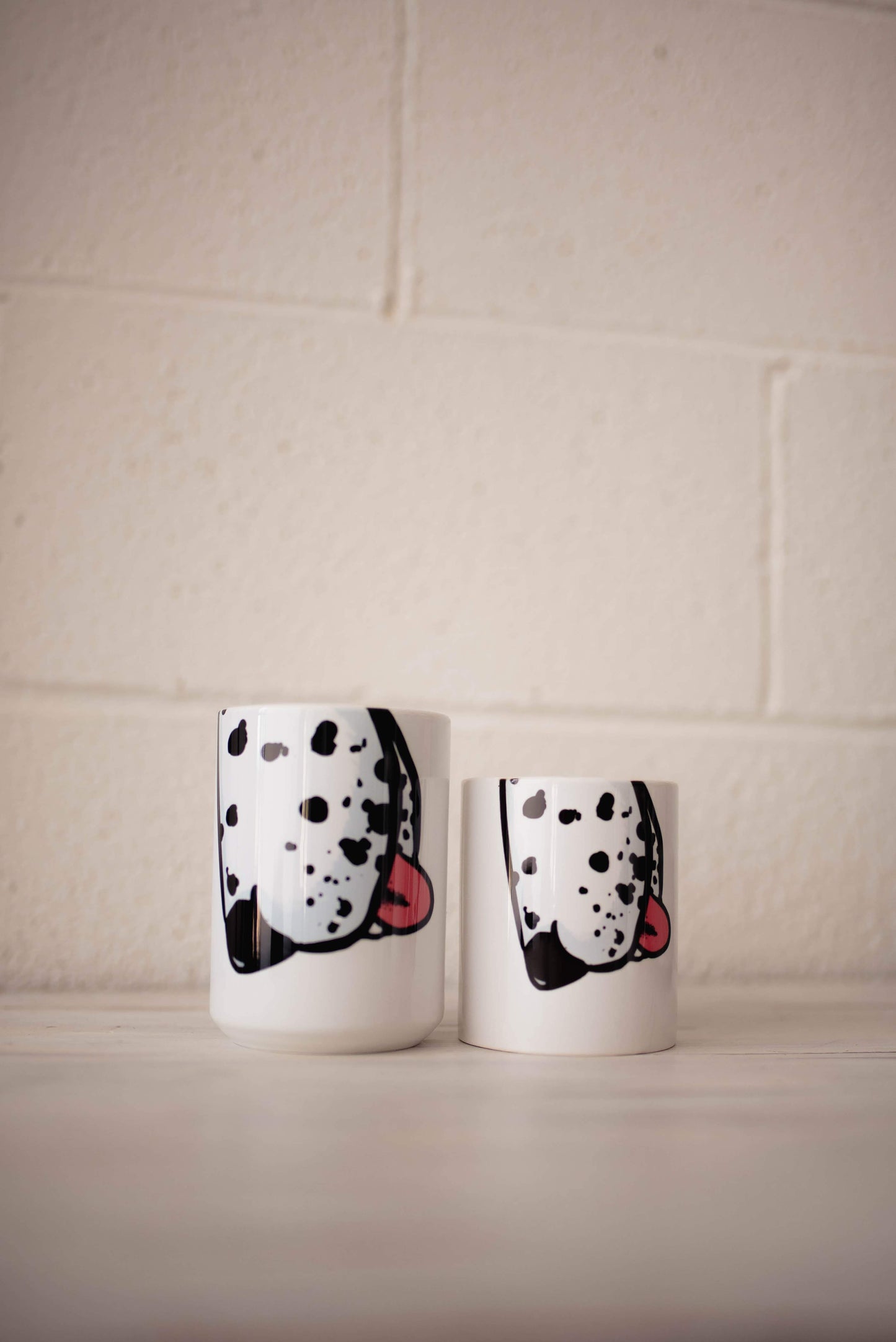 Cartoon Dalmatian Snout Mug