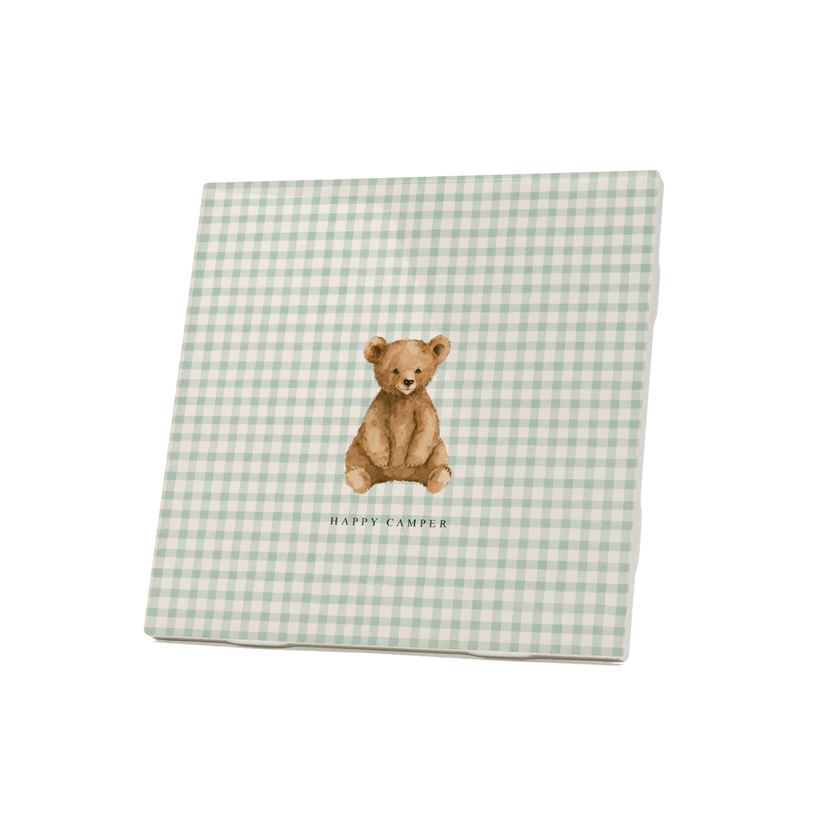 Happy Camper Bear Coaster