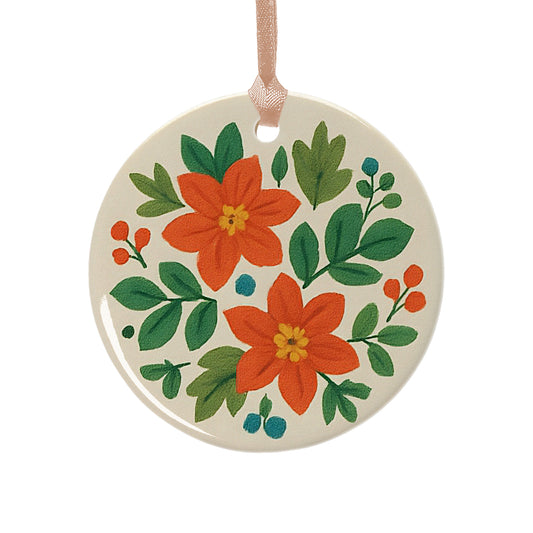 Yuletide Blooms Ornament