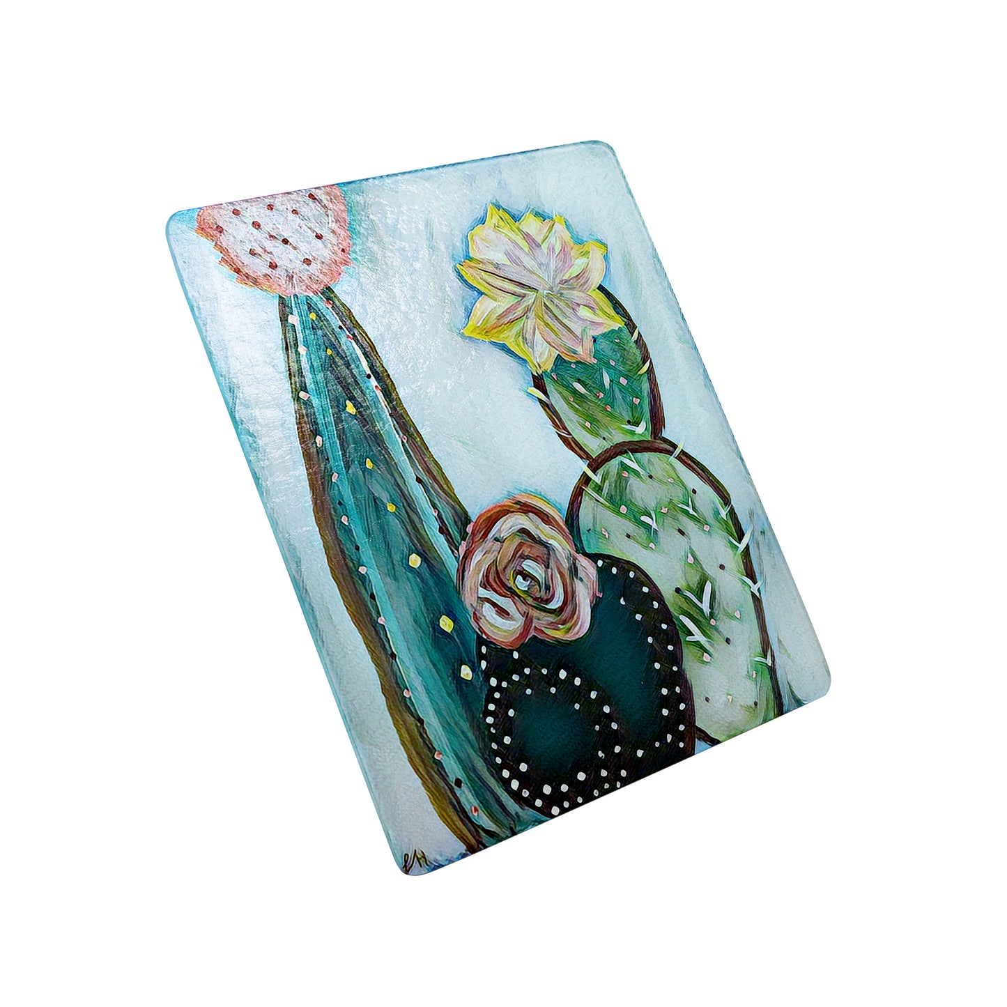 Lily Bob Cactus By Dolly Estelle Cutting Board