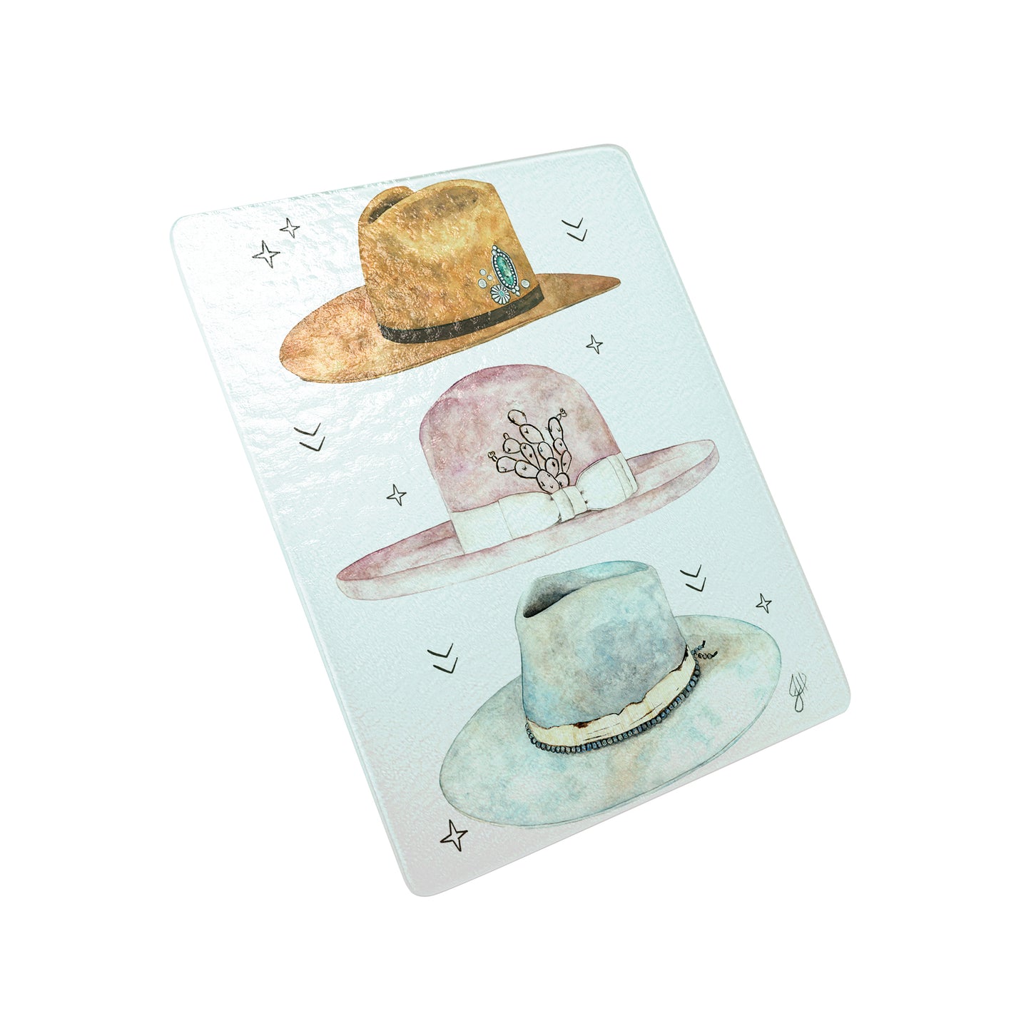 Hats By Dolly Estelle Cutting Board