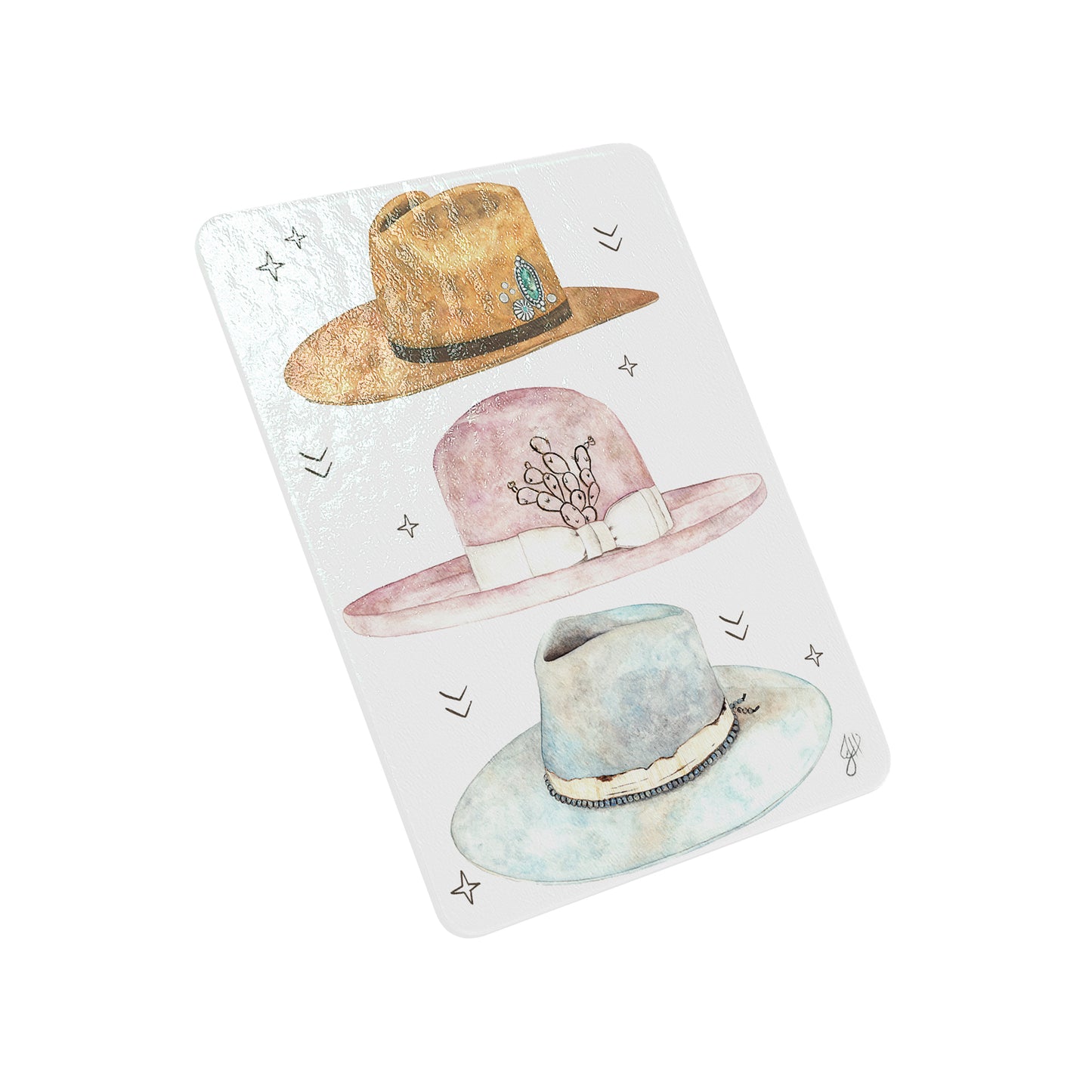 Hats By Dolly Estelle Cutting Board
