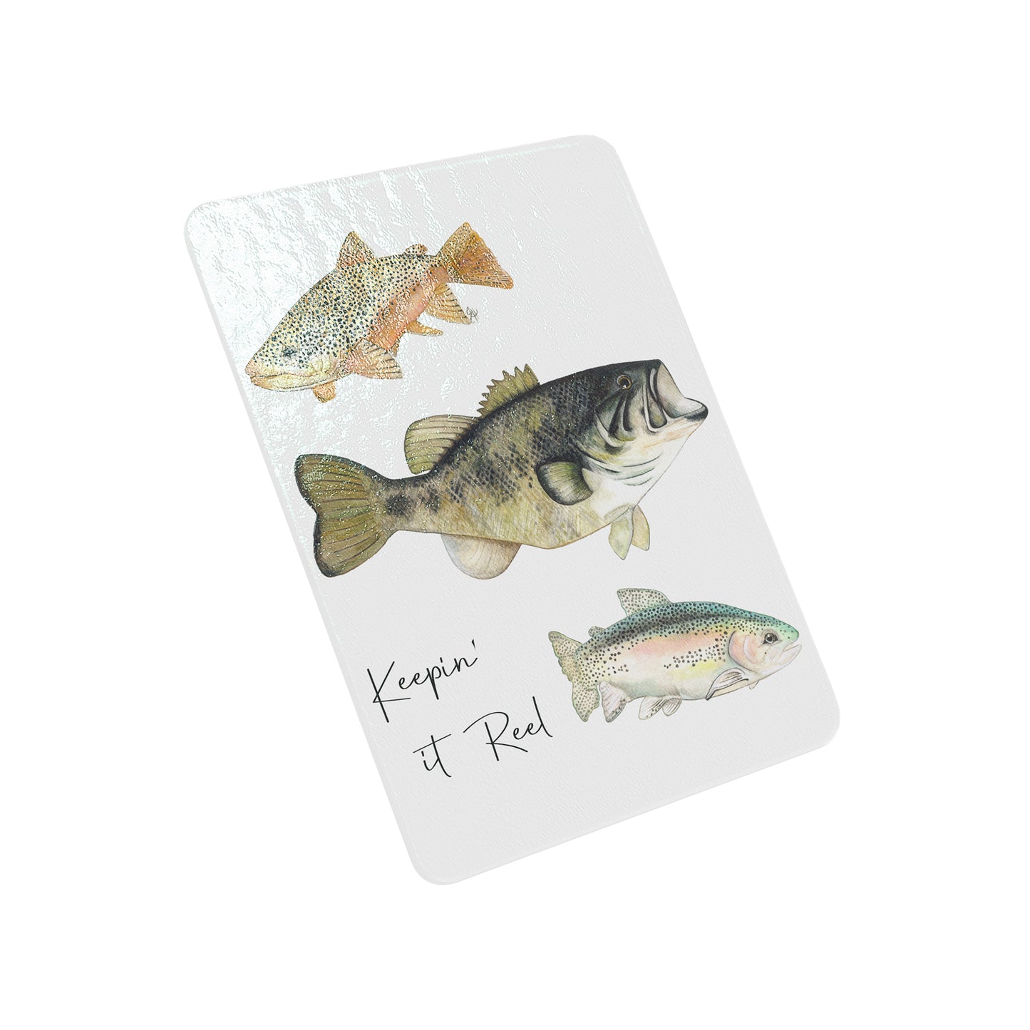 Keepin' It Real By Dolly Estelle Cutting Board