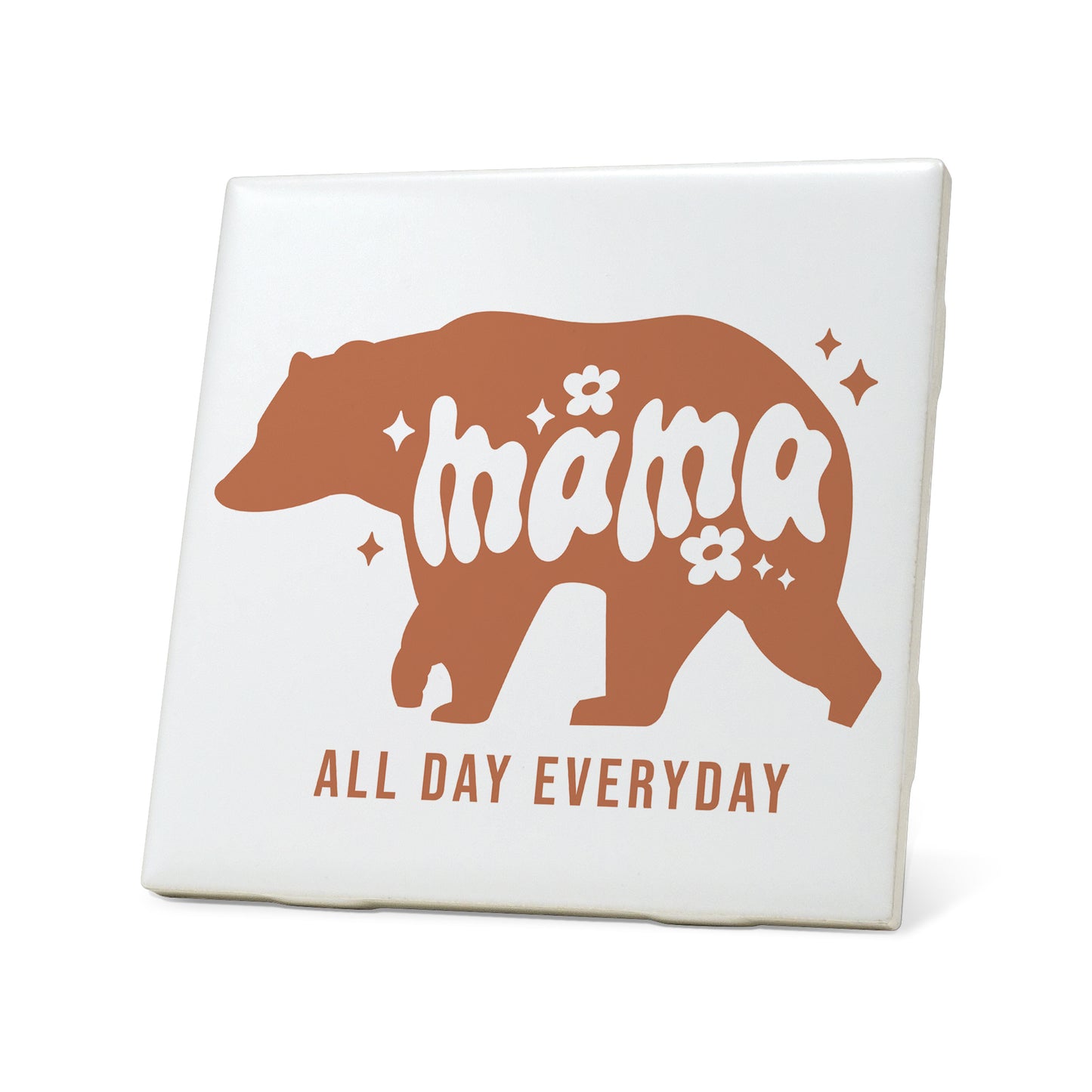 Mama bear everyday Graphic Coasters