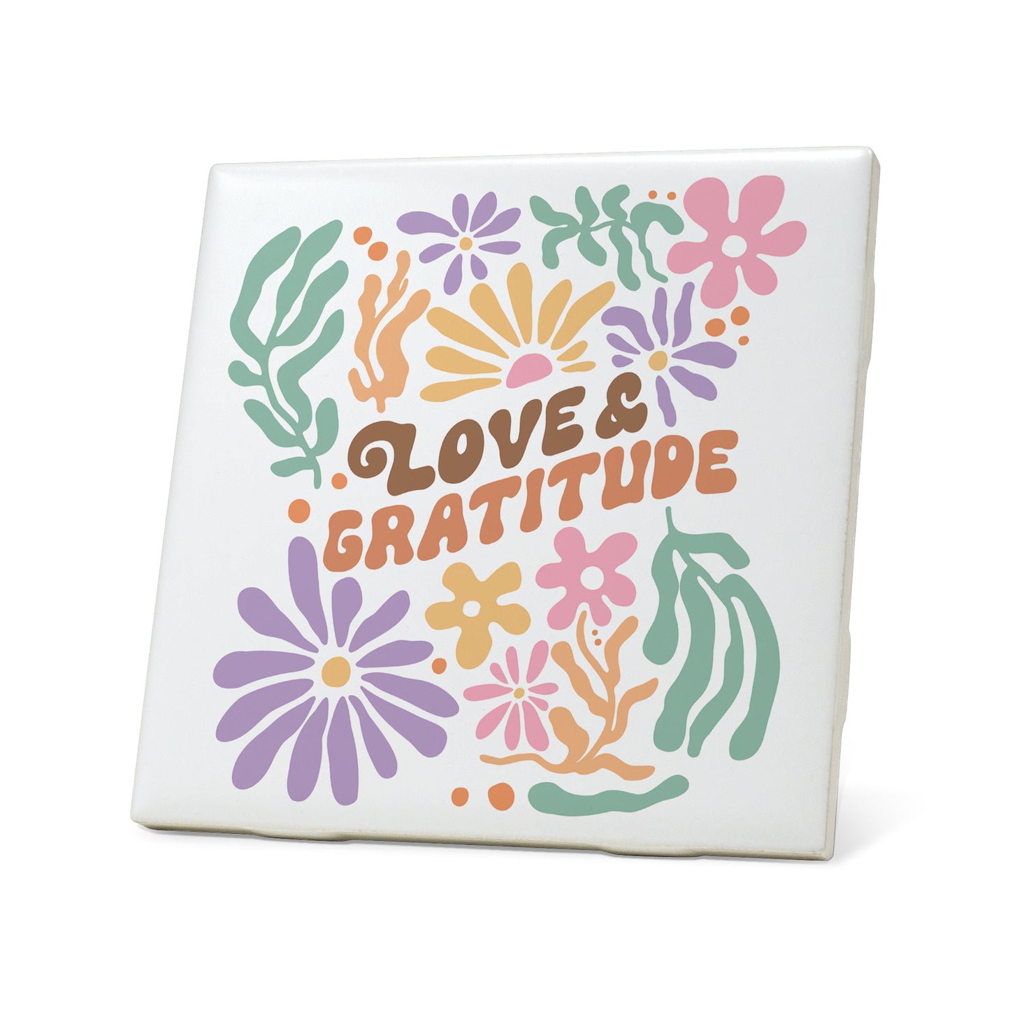 Love & gratitude boho Graphic Coasters