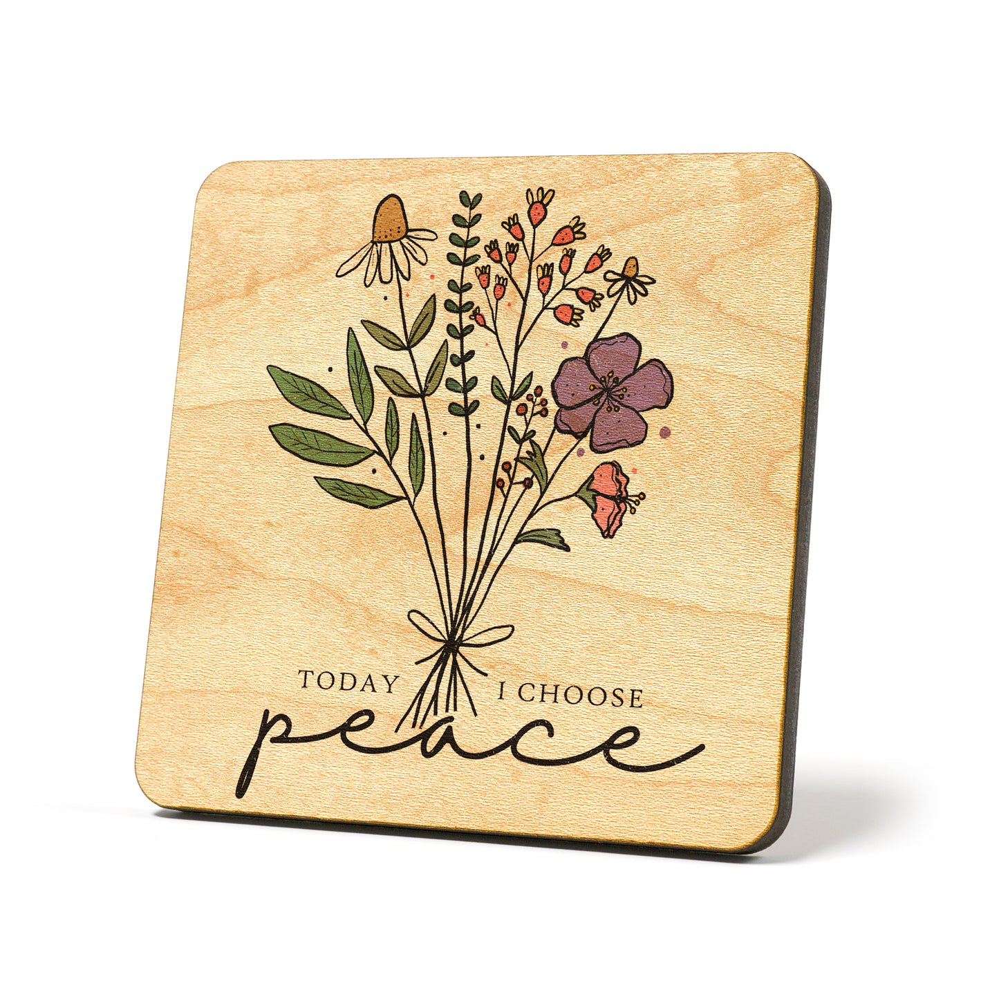Today I choose peace Graphic Coasters