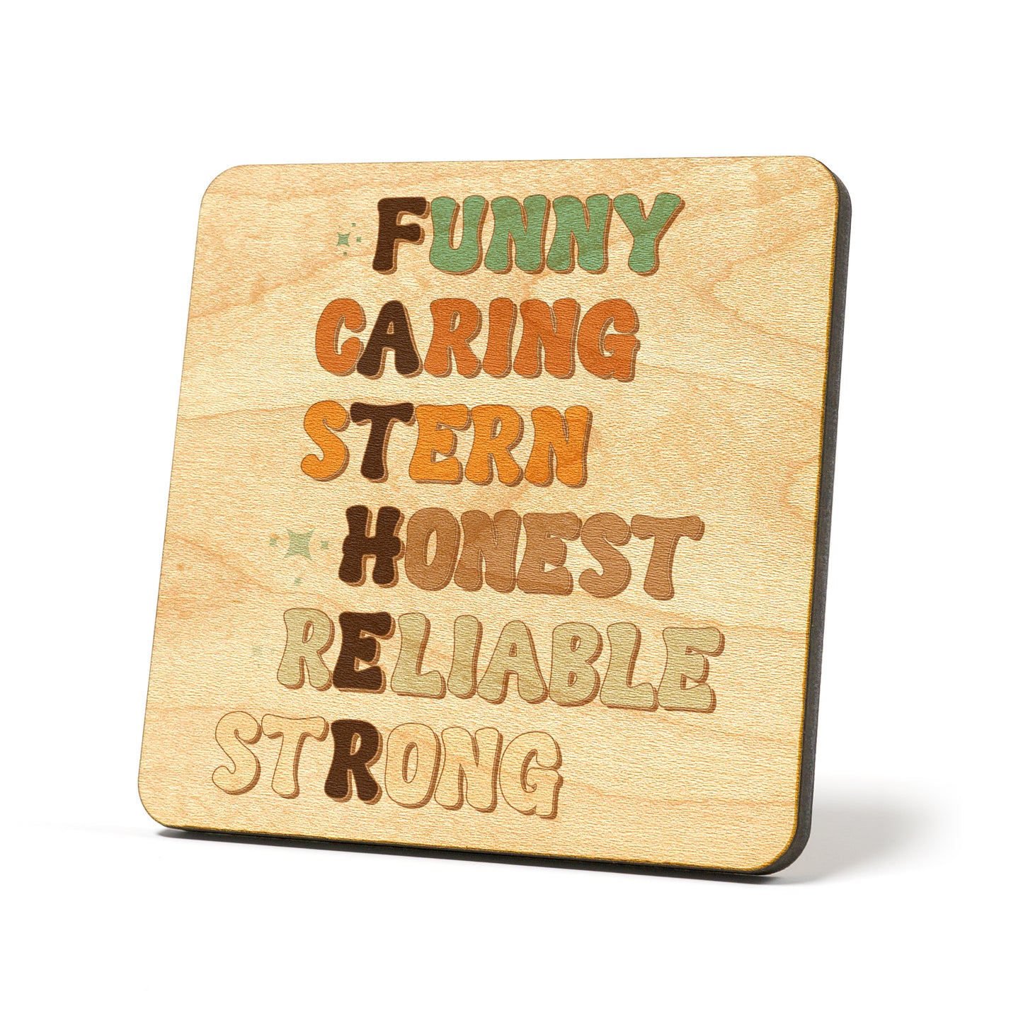 Father Graphic Coasters