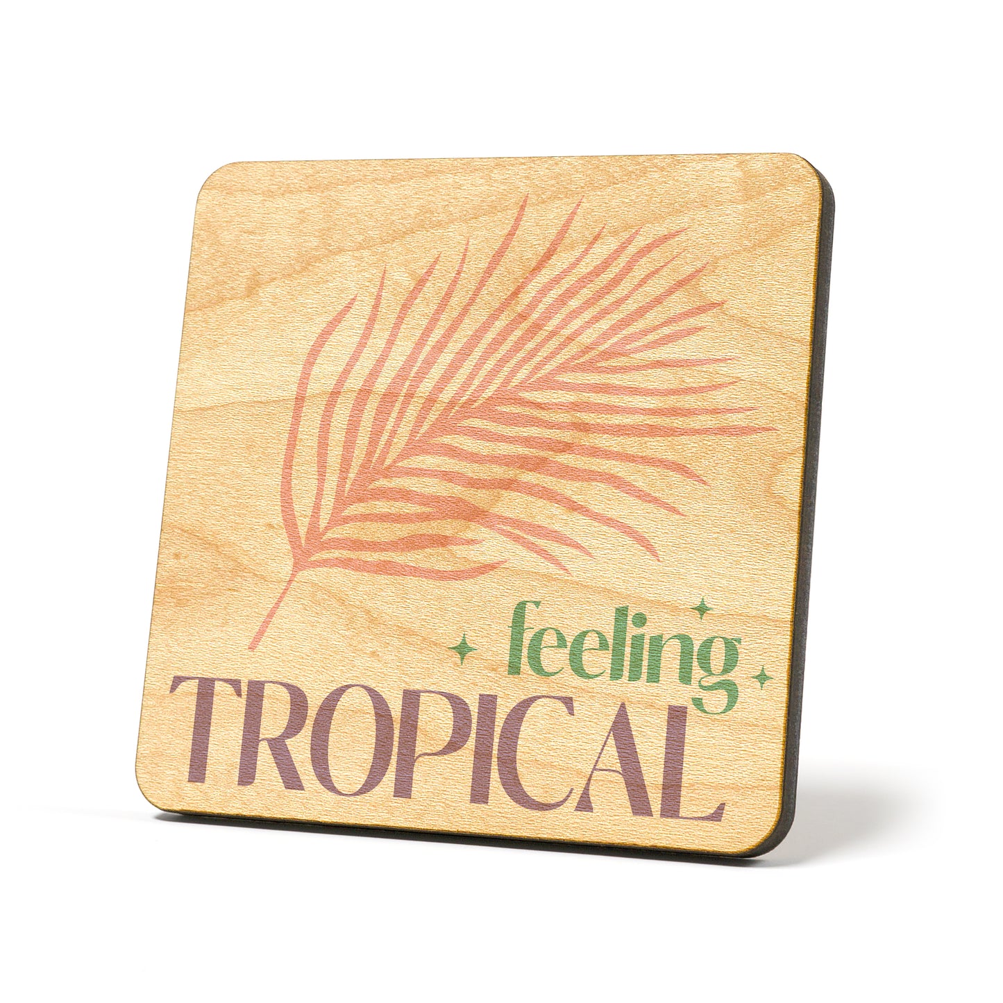 Feeling tropical Graphic Coasters