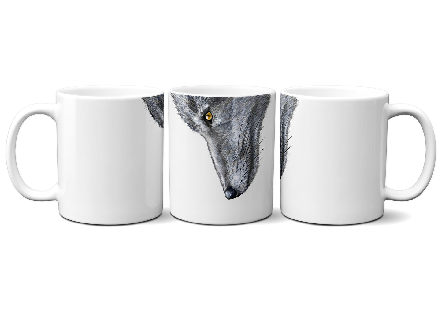 Grey Wolf by Snout Mugs®