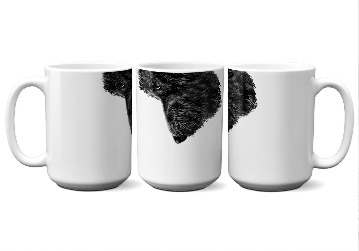 Black Doodle by Snout Mugs®