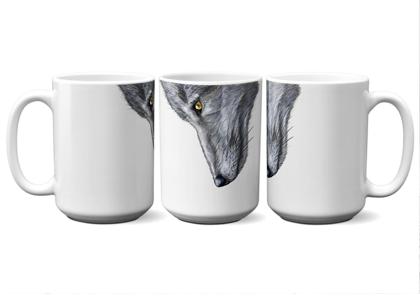 Grey Wolf by Snout Mugs®