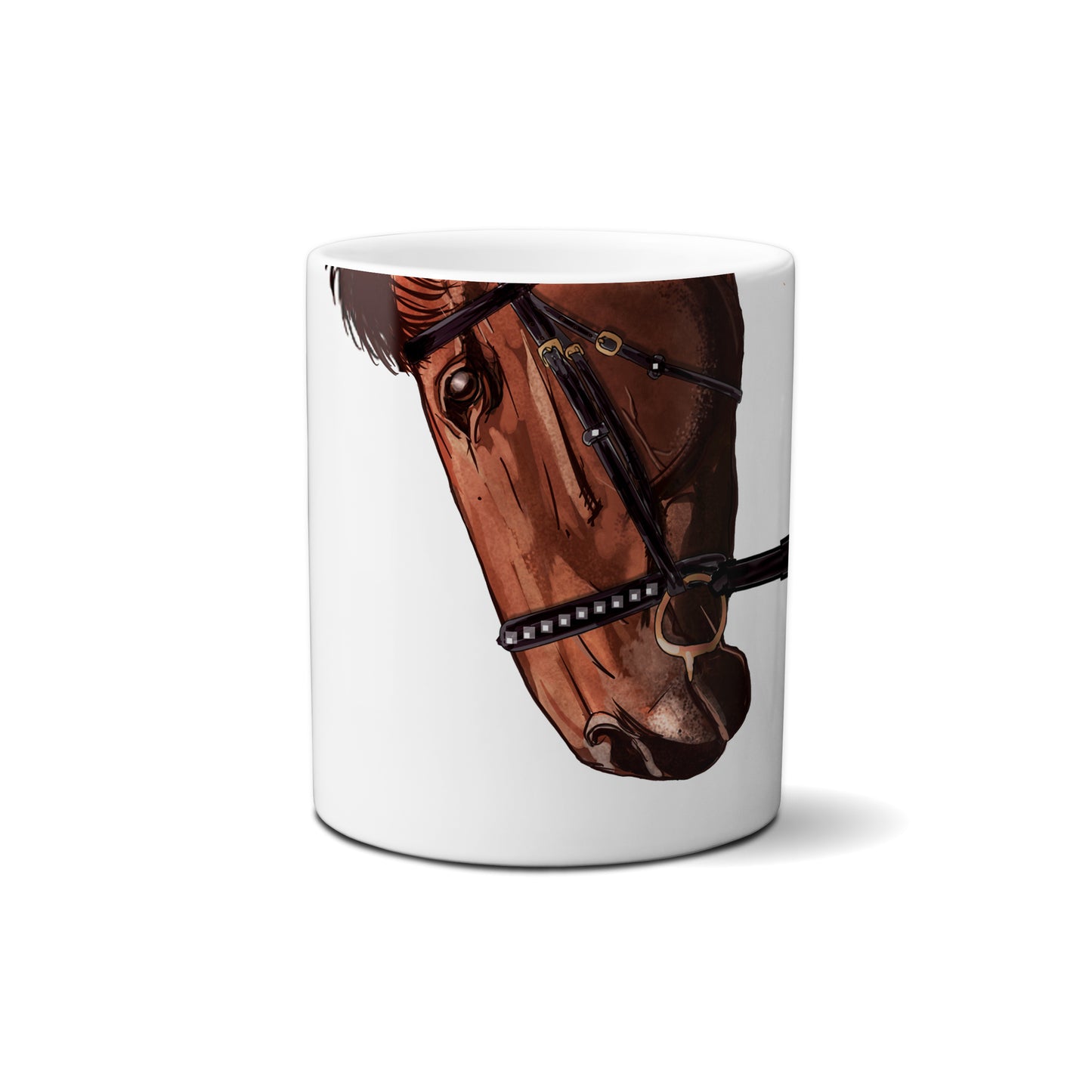Brown Horse with Bridle by Snout Mugs®
