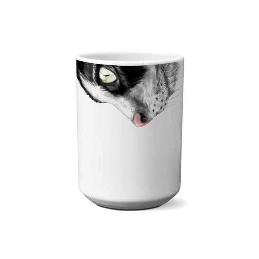 Black and White Cat by Snout Mugs®