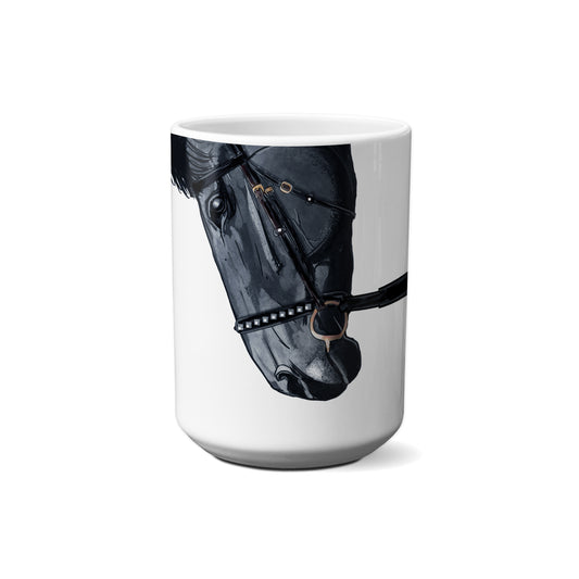 Black Horse with Black Bridle by Snout Mugs®