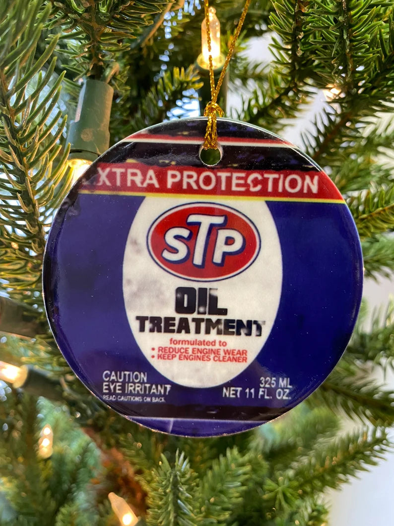 STP Oil Ornament