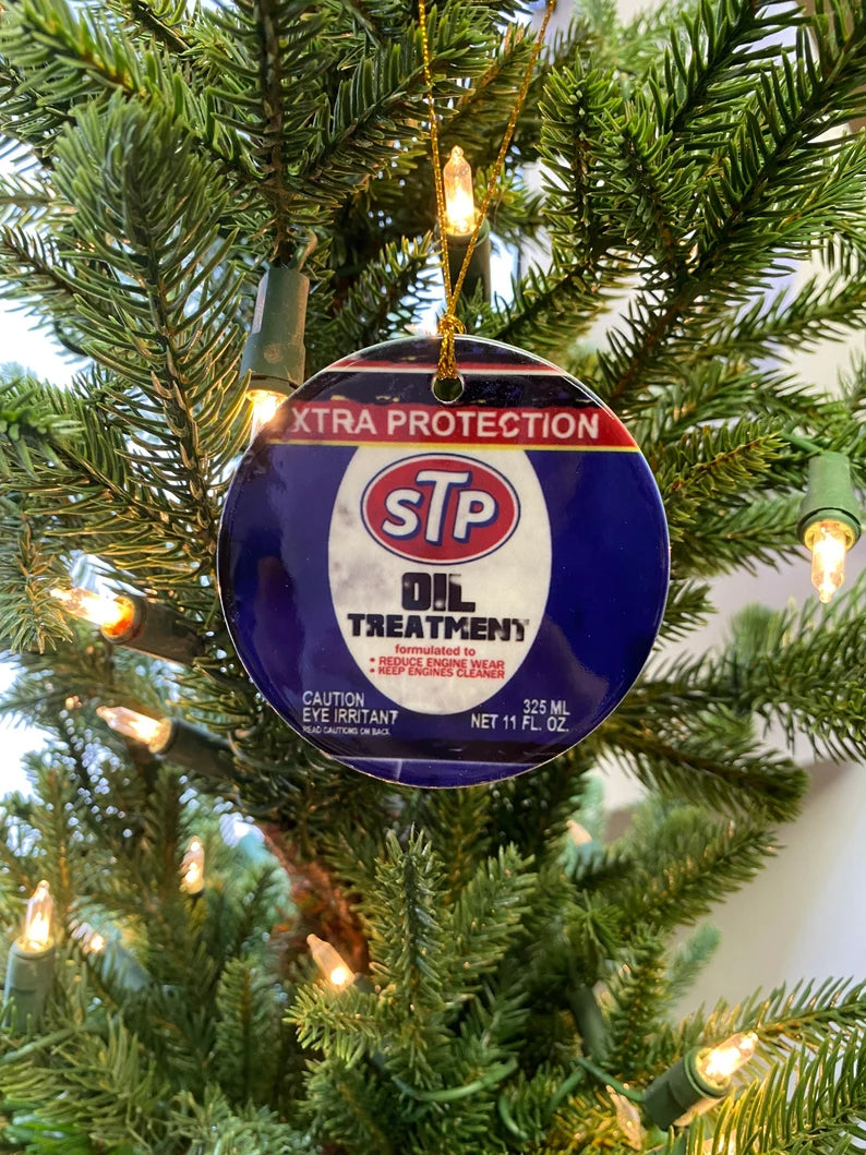 STP Oil Ornament