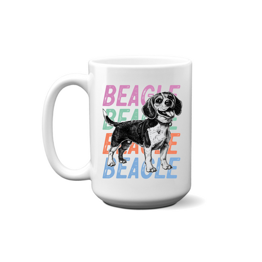 Beagle x4 Mug