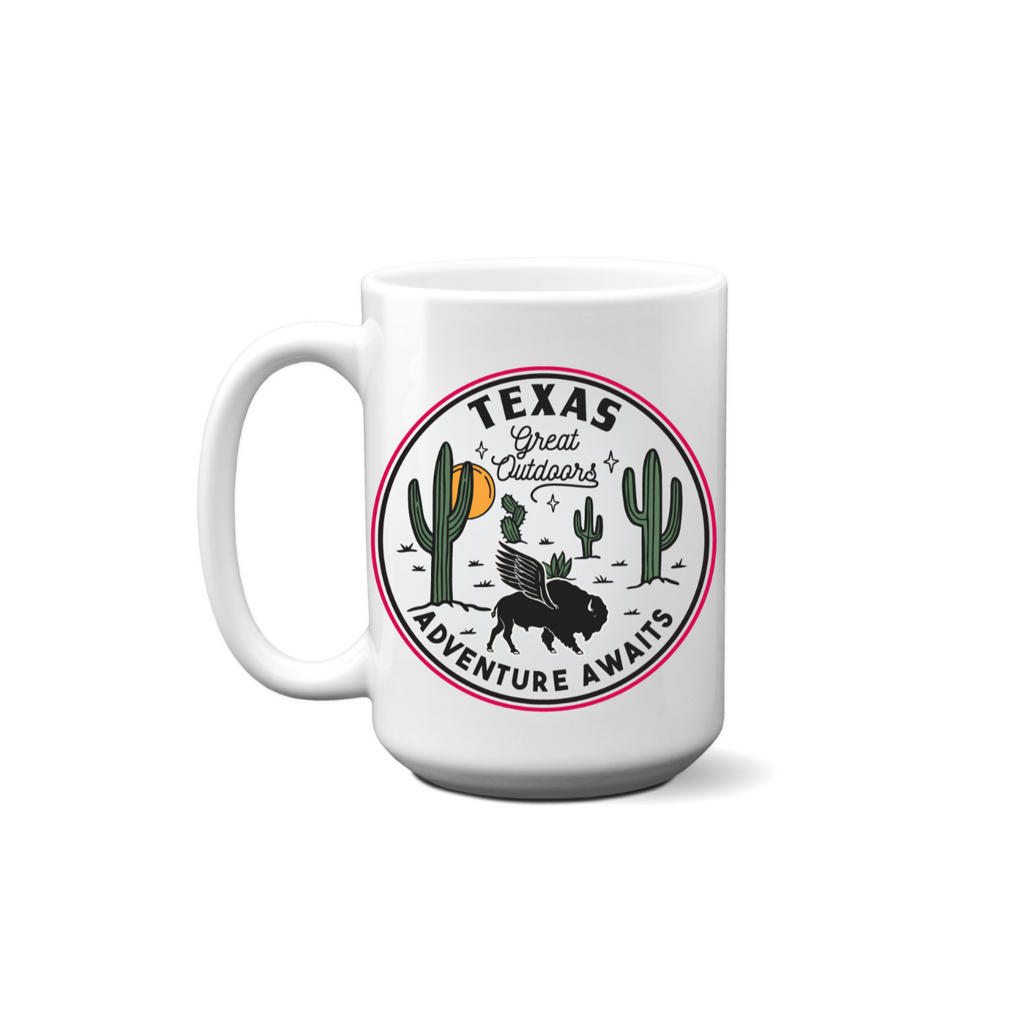 Adventure Awaits Buffalo Mug