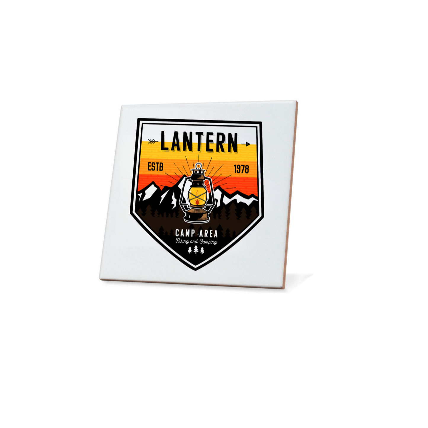 Lantern Badge Coaster