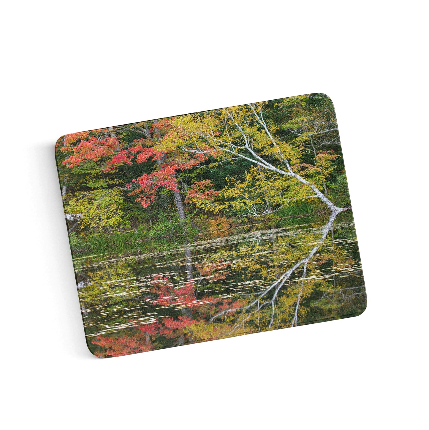 Fall Foliage Reflections Cutting Board by Chris Whiton