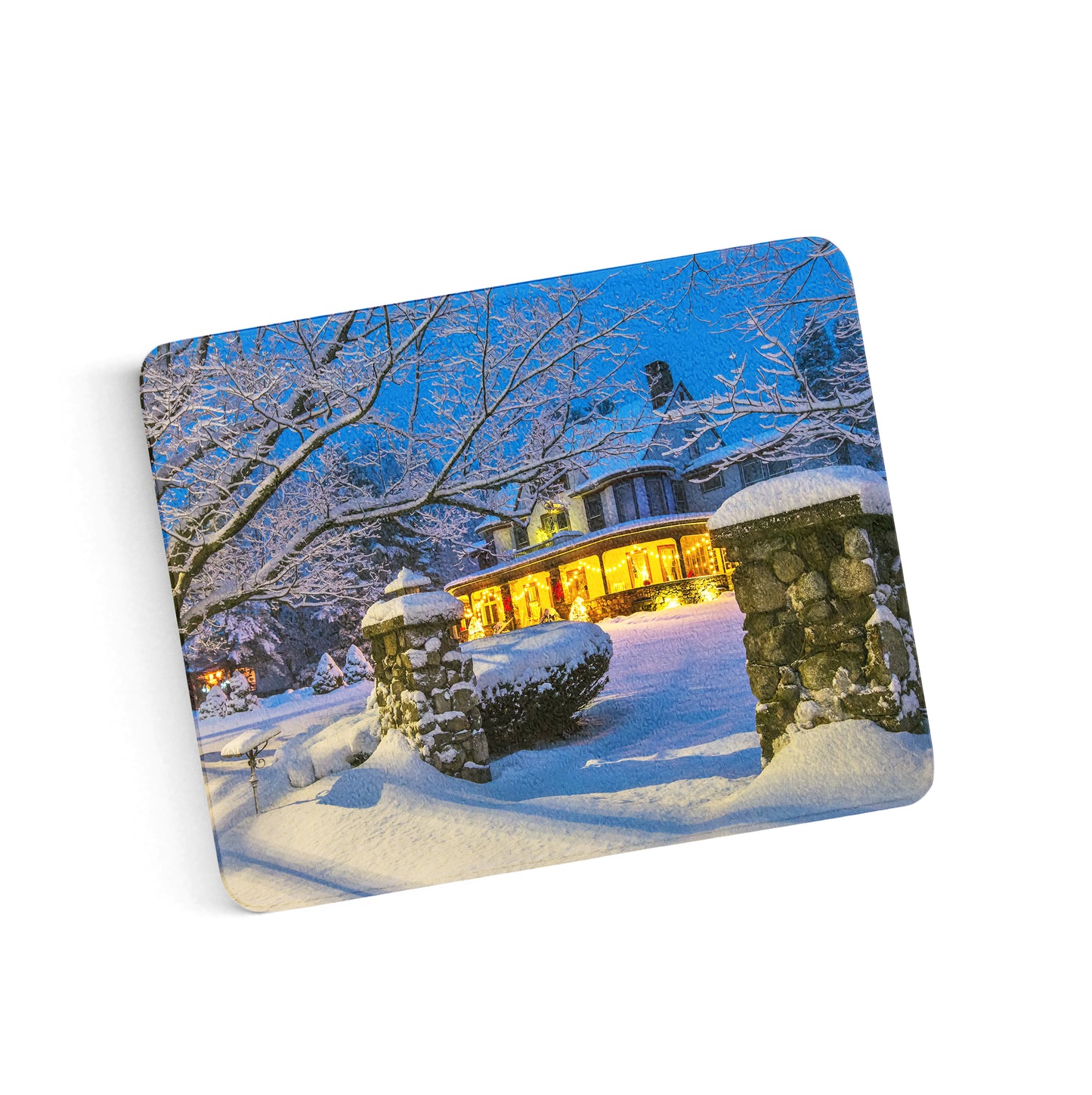 Winter Inn Cutting Board by Chris Whiton