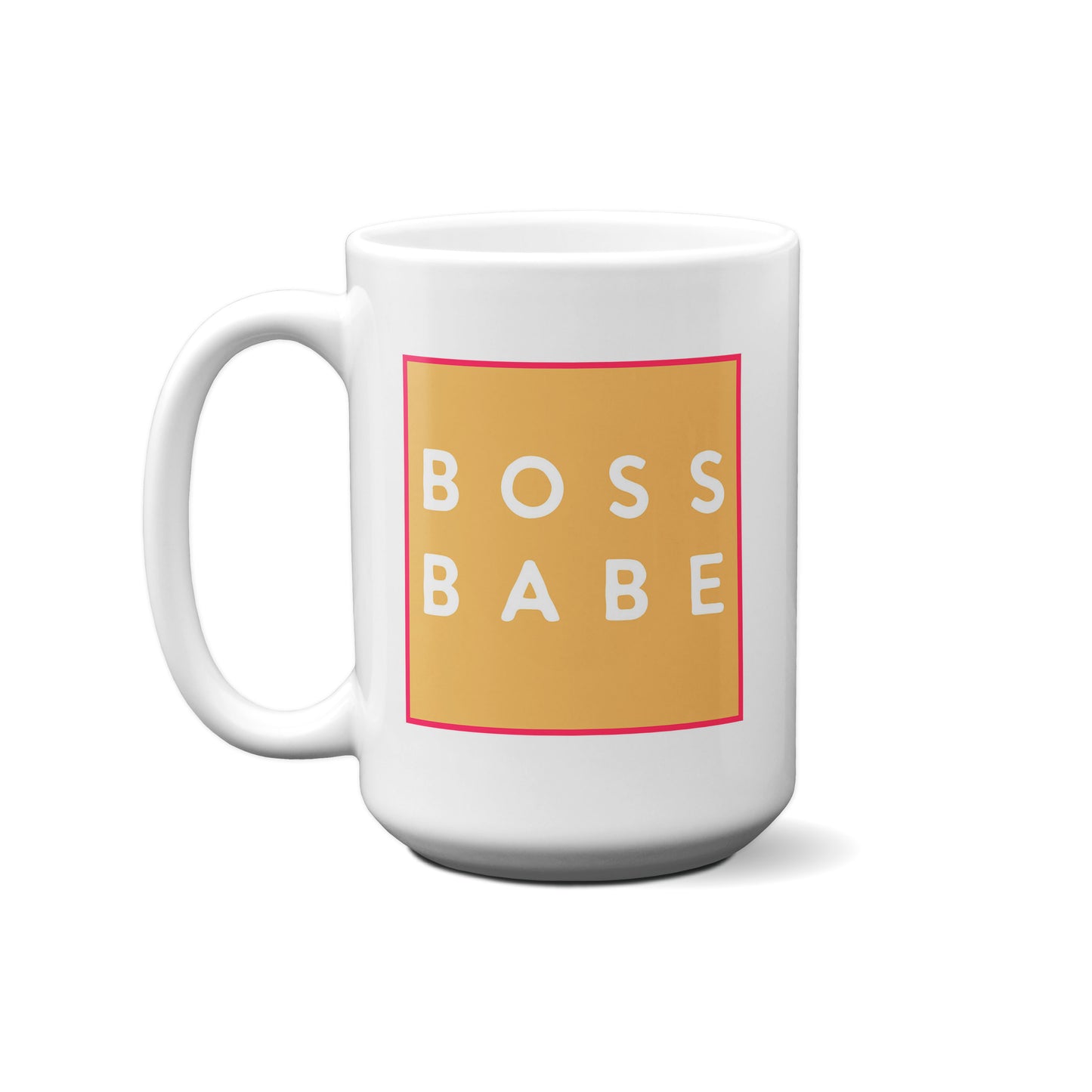 Colorblock Boss Babe Mug