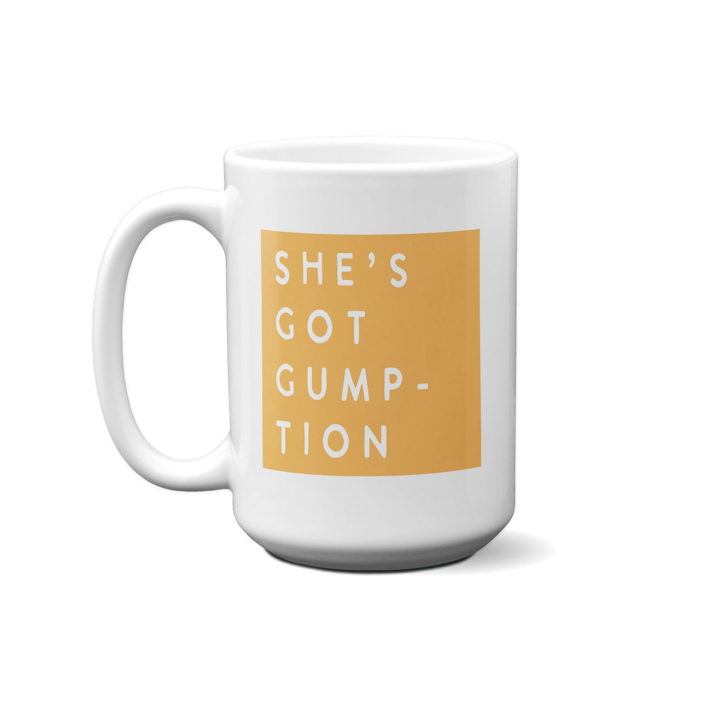Colorblock She's Got Gumption Mug