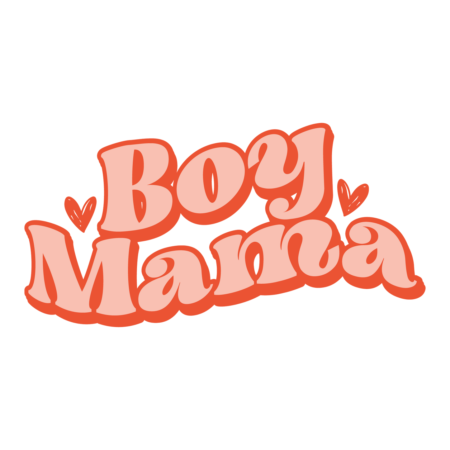 Boy Mama Graphic Coaster