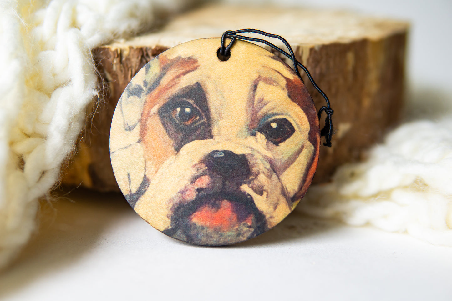 Bulldog Ornament By K. Huke