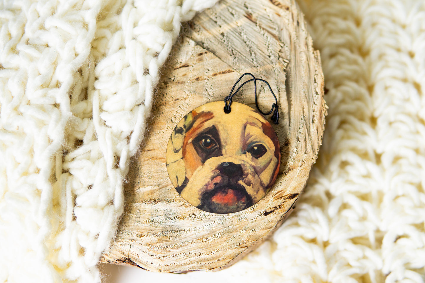 Bulldog Ornament By K. Huke