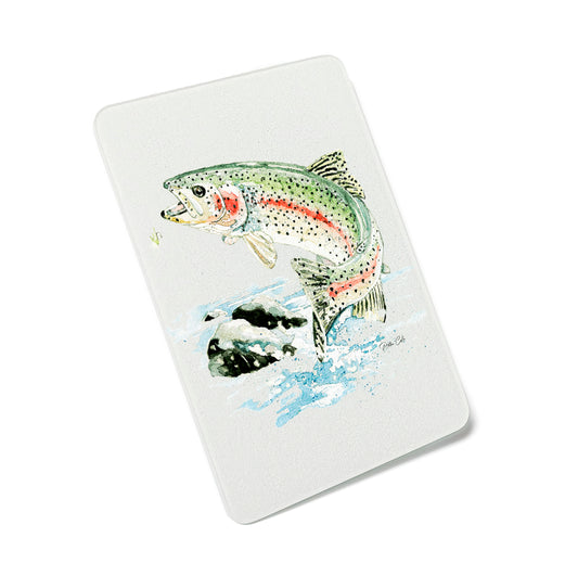 Trout Cutting Board by Retha Cole