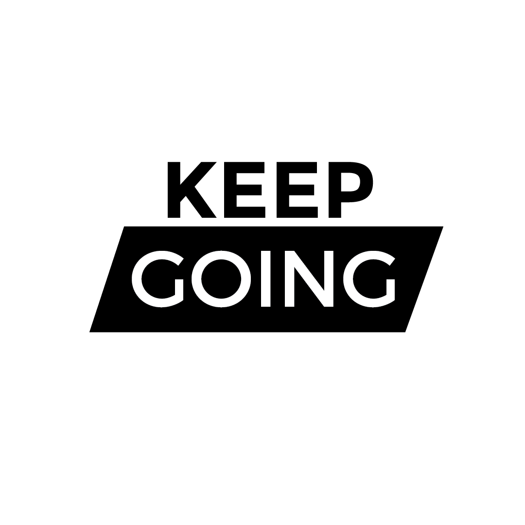 Keep Going Quote Coaster