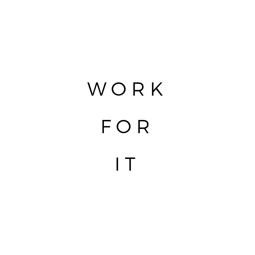 Work For It Quote Coaster